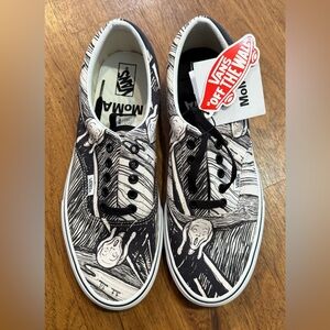 Vans x MOMA Art Scream Edvard Munch Era Men's 10 Skateboarding Shoe Authentic